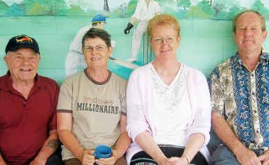 Ted Senior (left) catches up with Carmen Strathdee, Margaret Fittler and Chris Lhotka at the Community Cuppa. Ted Senior (left) catches up with Carmen Strathdee, Margaret Fittler and Chris Lhotka at the Community Cuppa.